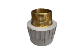 Santechnikos prekės. Vamzdynų sistemos. PPR plastikinis vamzdynas. FV perėjimai. FV perėjimas d63x2