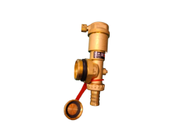 Santechnikos prekės. Uždaromoji ir jungiamoji santechninė armatūra. Balansiniai ventiliai. Galinė sekcija su automatiniu nuorintoju Danfoss