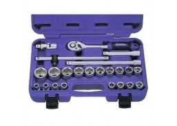 Darbo įrankiai. Mechaniniai įrankiai. Raktų ir galvučių rinkiniai. Galvučių komplektai. Galvučių komplektas 1/2