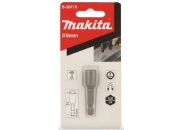 Darbo įrankiai. Mechaniniai įrankiai. Atsuktuvai, antgaliai. Sukimo antgaliai. Galvutė magnetinė 8 mm B-38716 