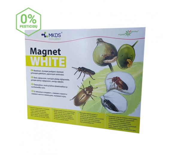 Sodo ir daržo prekės. Priemonės prieš kenkėjus. Priemonės prieš ropojančius ir skraidančius vabzdžius. Gaud.slyv.pjūkl,avietinukui  MAGNET white