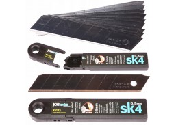 Darbo įrankiai. Mechaniniai įrankiai. Peiliai ir geležtės. Atsarginės geležtės peiliams. Geležtės JOBIprofi 18 mm 0,5 mm 10 vnt. 