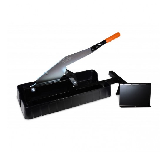 Darbo įrankiai. Mechaniniai įrankiai. Peiliai ir geležtės. Giljotina laminato, vinilo grindų dangai pjauti STRATICUT 230 mm