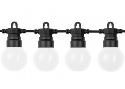 Apšvietimas. Lempos, LED lemputės, LED juostos. Girliandos. Girlianda su saulės baterija 10m 2800K 3,7V