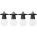 Apšvietimas. Lempos, LED lemputės, LED juostos. Girliandos. Girlianda su saulės baterija 10m 2800K 3,7V