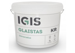 Dažai. Glaistas, gruntas, klijai, skiedikliai. Glaistai. Statybinis glaistas. Glaistas IGIS KR kibirėlyje, 18 kg 