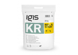 Dažai. Glaistas, gruntas, klijai, skiedikliai. Glaistai. Statybinis glaistas. Glaistas IGIS KR purškiamas 28kg 