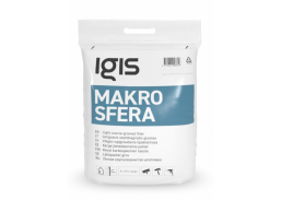 Dažai. Glaistas, gruntas, klijai, skiedikliai. Glaistai. Statybinis glaistas. Glaistas IGIS MAKROSFERA 15 l maišas
