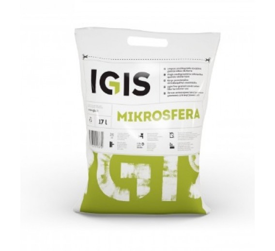 Glaistas IGIS MIKROSFERA 17l, maišuose 