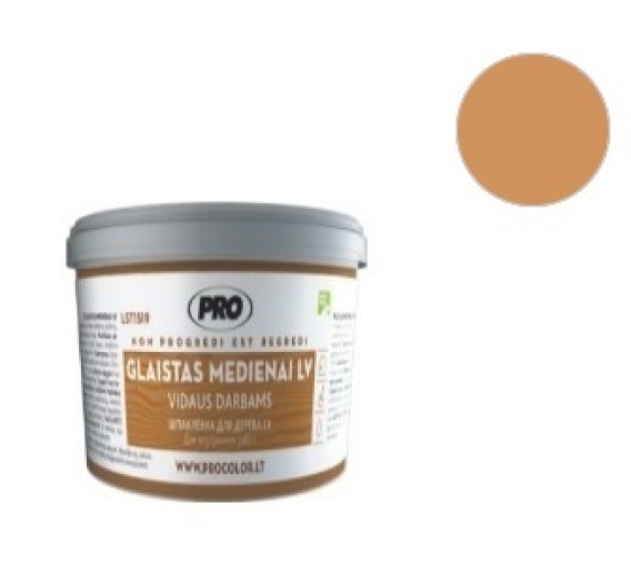 Dažai. Glaistas, gruntas, klijai, skiedikliai. Glaistai. Glaistas medienai, parketo glaistas. Glaistas medžiui LV PRO, juodalksnio  sp., 0,2 kg 