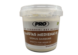Dažai. Glaistas, gruntas, klijai, skiedikliai. Glaistai. Glaistas medienai, parketo glaistas. Glaistas medžiui LV PRO pušis 0,5 kg 