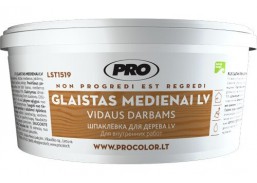 Dažai. Glaistas, gruntas, klijai, skiedikliai. Glaistai. Glaistas medienai, parketo glaistas. Glaistas medžiui LV PRO, tamsus, 0,4 kg 