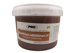 Dažai. Glaistas, gruntas, klijai, skiedikliai. Glaistai. Glaistas medienai, parketo glaistas. Glaistas medžiui LV PRO, tamsus, 1 kg 