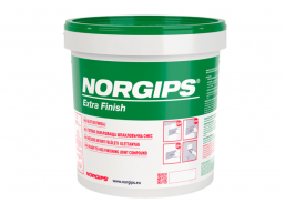 Dažai. Glaistas, gruntas, klijai, skiedikliai. Glaistai. Statybinis glaistas. Glaistas Norgips Extra Finish 28kg 