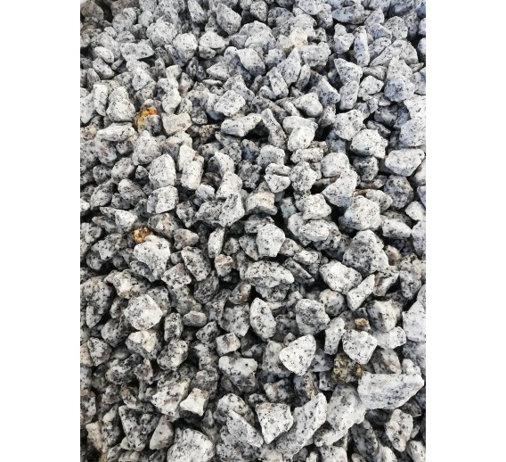 Sodo ir daržo prekės. Dekoratyvinis akmuo, skaldelės, mulčias. Granitinė skalda Aguona16-22mm, 20kg 