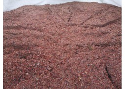 Sodo ir daržo prekės. Dekoratyvinis akmuo, skaldelės, mulčias. Granito atsijos rausvos 0-2mm, 20kg 