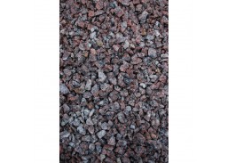 Sodo ir daržo prekės. Dekoratyvinis akmuo, skaldelės, mulčias. Granito skalda Vanga raudona frakcija 8/16 mm 25 kg 