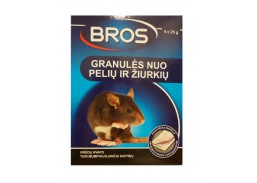 Granulės nuo pelių ir žiurkių BROS 140 g 