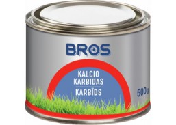 Sodo ir daržo prekės. Augalų apsaugos priemonės. Kenkėjų naikinimo priemonės. Granuliuotas kalcio karbidas BROS 500 g. 