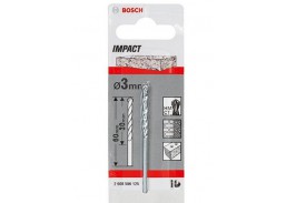 Darbo įrankiai. Įrankių priedai. Grąžtai betonui. Granito grąžtai, grąžtai akmeniui. Grąžtas akmeniui Bosch Impact 3x60 mm 