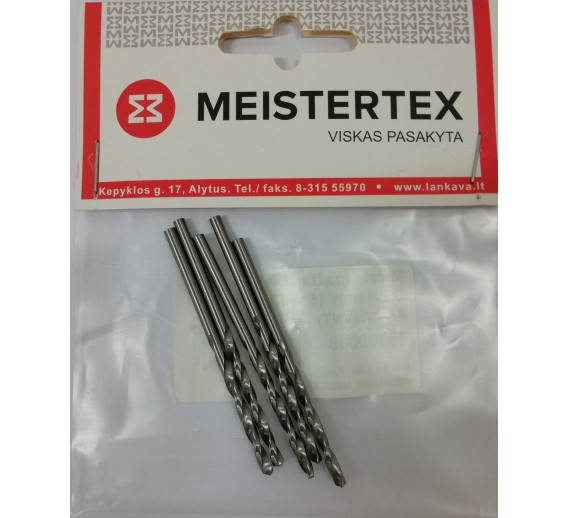 Darbo įrankiai. Įrankių priedai. Grąžtai metalui. Standartiniai metalo grąžtai DIN338. Grąžtas metalui D 2.80 mm DIN 338 10 vnt. 