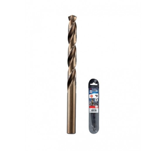 Darbo įrankiai. Įrankių priedai. Grąžtai metalui. Cobalt metalo grąžtai. Grąžtas metalui Tivoly HSCOB 4.0mm, 2vnt 