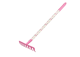 Sodo ir daržo prekės. Sodo ir daržo inventorius, įrankiai. Sodo ir daržo įrankiai. Grėbliai, kauptukai. Grėbliukas Greenmill Kids GR0148AD Pink 
