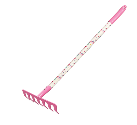 Sodo ir daržo prekės. Sodo ir daržo inventorius, įrankiai. Sodo ir daržo įrankiai. Grėbliai, kauptukai. Grėbliukas Greenmill Kids GR0148AD Pink 