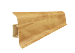 Vidaus apdailos prekės. Apdailos, sujungimo profiliai. Grindjuostės. Grindjuostės Vox Smart. Grindjuostė 524 Flex Smart kriaušė šviesi