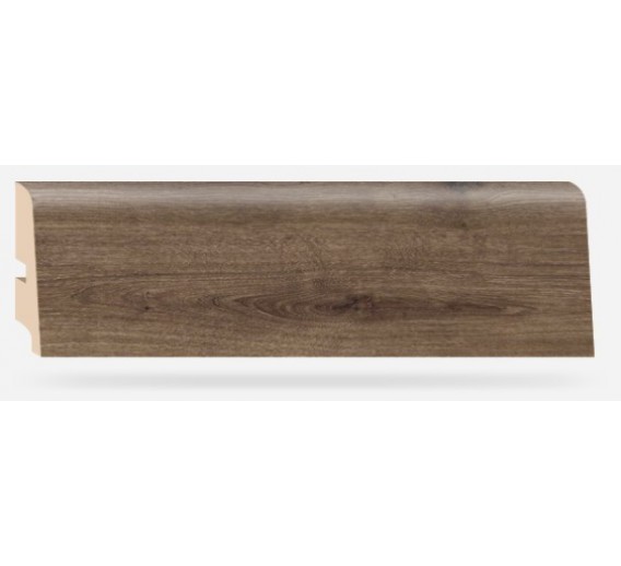 Vidaus apdailos prekės. Apdailos, sujungimo profiliai. Grindjuostės. Medinės ir MPP grindjuostės. Grindjuostė MPP P85 3484 2500x85x16 mm 