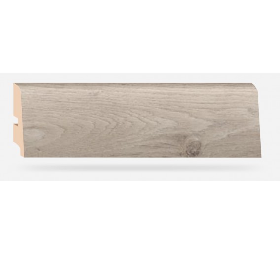 Vidaus apdailos prekės. Apdailos, sujungimo profiliai. Grindjuostės. Medinės ir MPP grindjuostės. Grindjuostė MPP P85 4911 2500x85x16 mm 