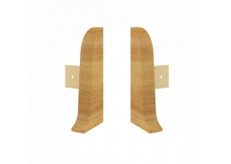 Vidaus apdailos prekės. Apdailos, sujungimo profiliai. Grindjuostės. Grindjuostės Vox Smart. Grindjuostės užbaigimas K/D Smart flex 124/524 2 vnt. šv.kriaušė