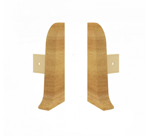 Vidaus apdailos prekės. Apdailos, sujungimo profiliai. Grindjuostės. Grindjuostės Vox Smart. Grindjuostės užbaigimas K/D Smart flex 124/524 2 vnt. šv.kriaušė