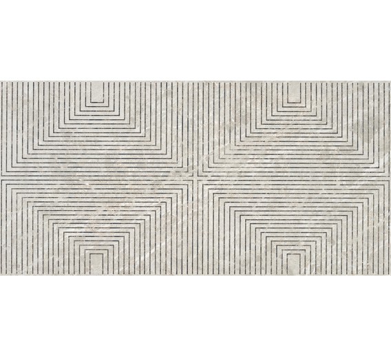 Vidaus apdailos prekės. Plytelės. Akmens masės plytelės. Grindų plytelė Caprise D Decor rect matt 60x120 cm 
