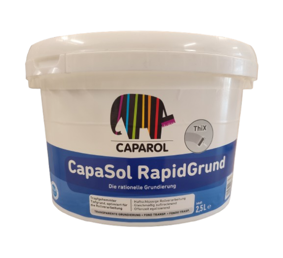 Dažai. Glaistas, gruntas, klijai, skiedikliai. Gruntai. Gruntas betonui, plokštėms. Gruntas CP Capasol RapidGrund 2,5 L 