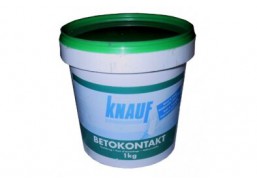 Dažai. Glaistas, gruntas, klijai, skiedikliai. Gruntai. Gruntas betonui, plokštėms. Gruntas Knauf Betokontakt, 1kg 