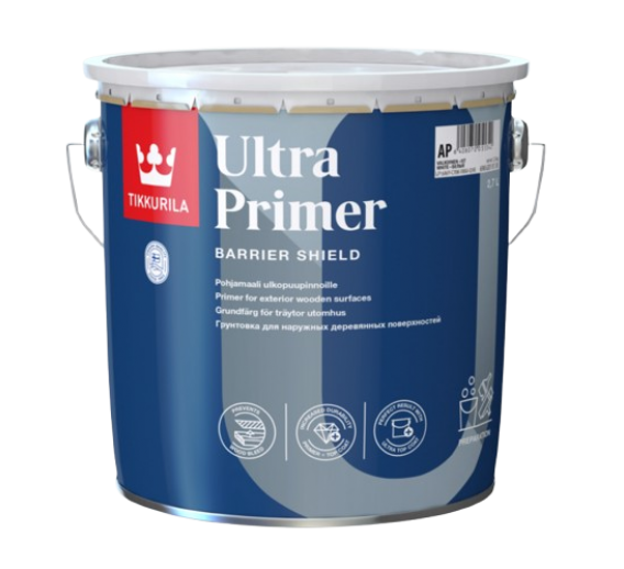 Dažai. Glaistas, gruntas, klijai, skiedikliai. Gruntai. Gruntas medžiui. Gruntas Tikkurila ULTRA Primer AP 2.7l 