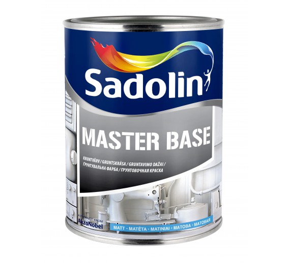 Dažai. Dažai, dažymo įrankiai, dažymo juostos. Specialios paskirties dažai. Gruntavimo dažai Sadolin MASTER BASE 1l 