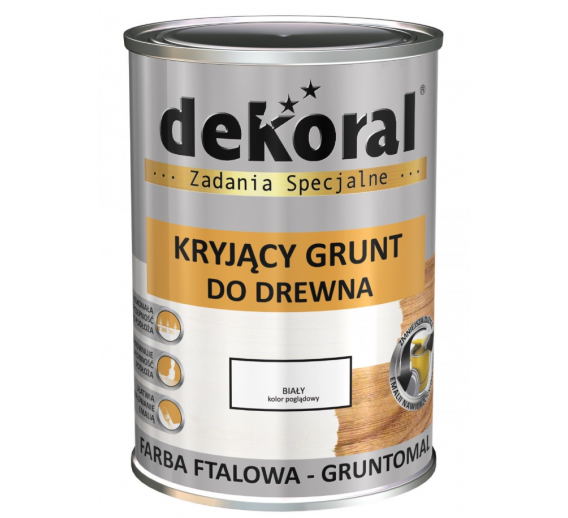 Dažai. Dažai, dažymo įrankiai, dažymo juostos. Emaliniai dažai. Gruntinis emalis Gruntomal baltas 5l