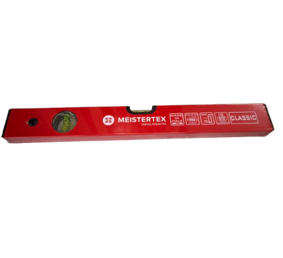 Darbo įrankiai. Mechaniniai įrankiai. Gulsčiukai, lyginimo lotai. Gulsčiukai. Gulsčiukas MEISTERTEX 40cm 