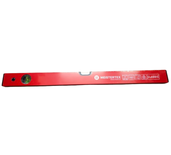 Darbo įrankiai. Mechaniniai įrankiai. Gulsčiukai, lyginimo lotai. Gulsčiukai. Gulsčiukas MEISTERTEX 60cm 