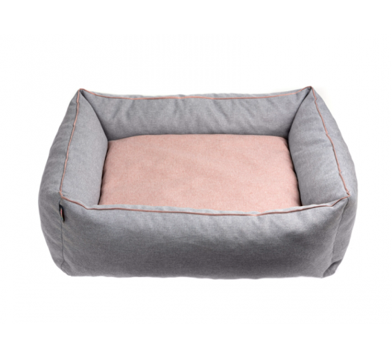 Gyvūnų prekės. Gyvūnėlių priežiūros priemonės. Gyvūnų guoliai ir patiesimai. Guolis gyvūnui EMMA SOFIA L pilka/rožinė