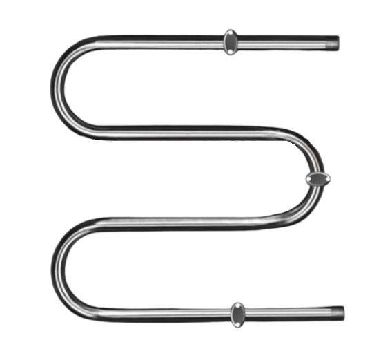 Santechnikos prekės. Vonios įranga. Rankšluosčių džiovintuvai-gyvatukai. Gyvatukai, kopėtėlės. Gyvatukas D25 570x700mm 