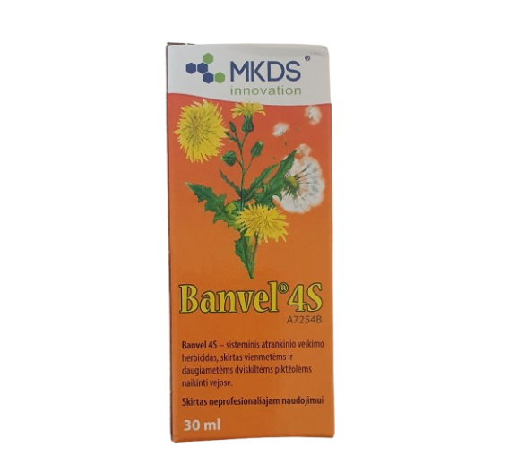Sodo ir daržo prekės. Augalų apsaugos priemonės. Herbicidai. Herbicidas Banvelas 30 ml