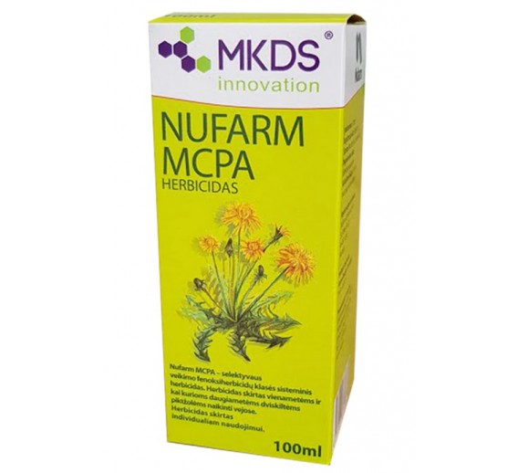 Sodo ir daržo prekės. Augalų apsaugos priemonės. Herbicidai. Herbicidas Nufarm MCPA 100 ml 