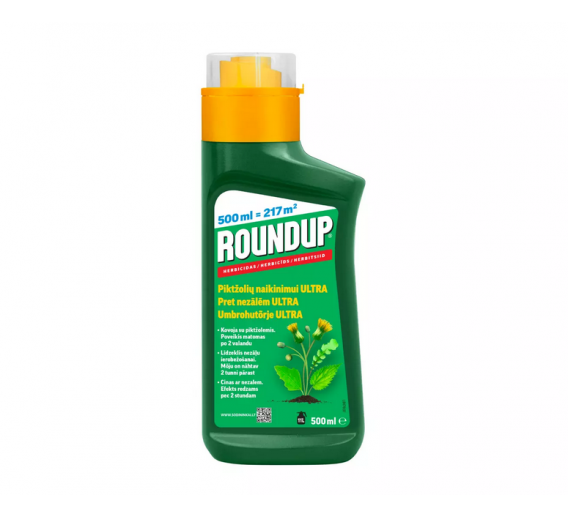 Sodo ir daržo prekės. Augalų apsaugos priemonės. Herbicidai. Herbicidas ROUNDUP BIO Ultra 500ml Sodo ir daržo prekės. Augalų apsaugos priemonės. Herbicidai. Herbicidas ROUNDUP BIO Ultra 500ml
