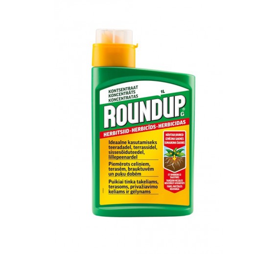 Sodo ir daržo prekės. Augalų apsaugos priemonės. Herbicidai. Herbicidas Roundup G 1l 