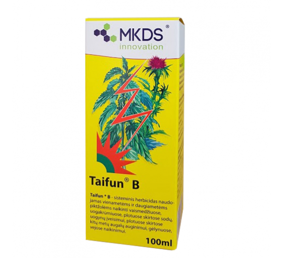 Sodo ir daržo prekės. Augalų apsaugos priemonės. Herbicidai. Herbicidas Taifun B 100 ml