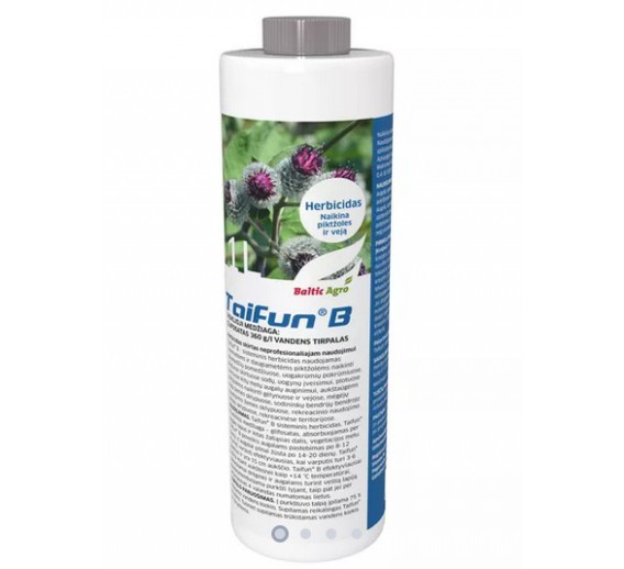 Sodo ir daržo prekės. Augalų apsaugos priemonės. Herbicidai. Herbicidas Taifun B 1000ml Baltic Agro 