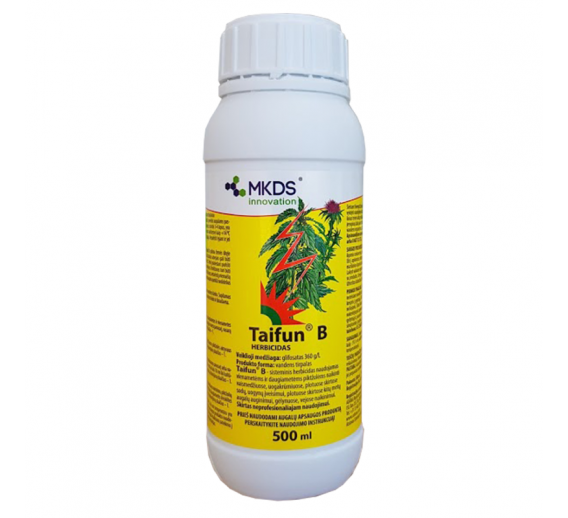 Sodo ir daržo prekės. Augalų apsaugos priemonės. Herbicidai. Herbicidas Taifun B 500 ml Sodo ir daržo prekės. Augalų apsaugos priemonės. Herbicidai. Herbicidas Taifun B 500 ml